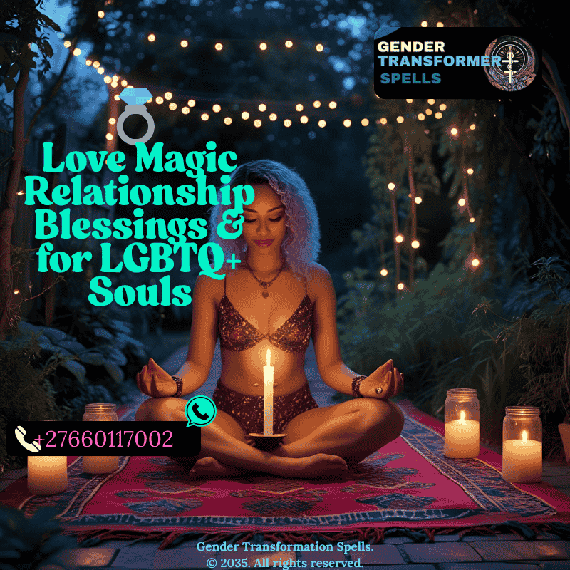 Trans woman lighting a soulmate spell candle (1)