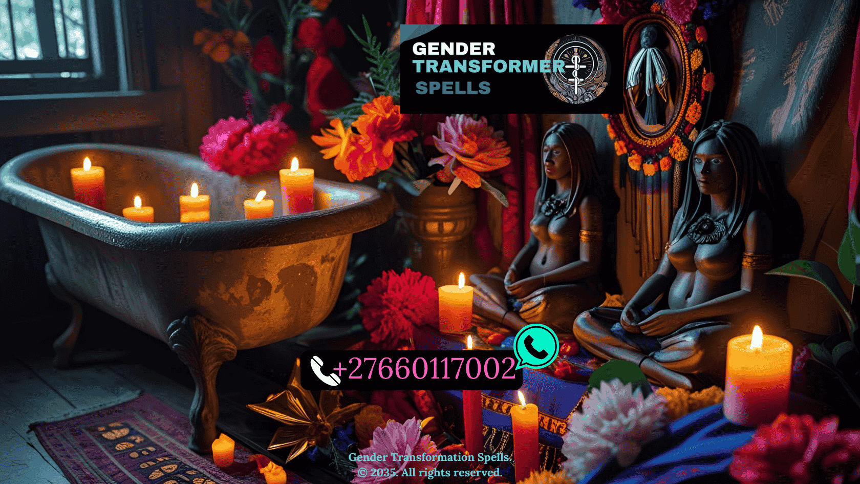 Voodoo altar beside tub with offerings to Erzulie Dantor and Freda (2)
