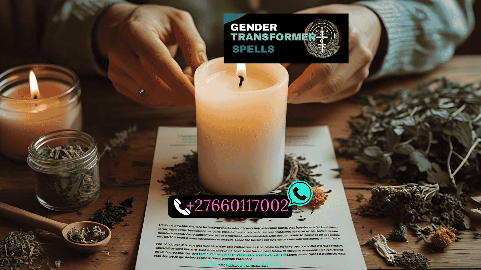 gender petition paper ritual with candle and herbs (1)