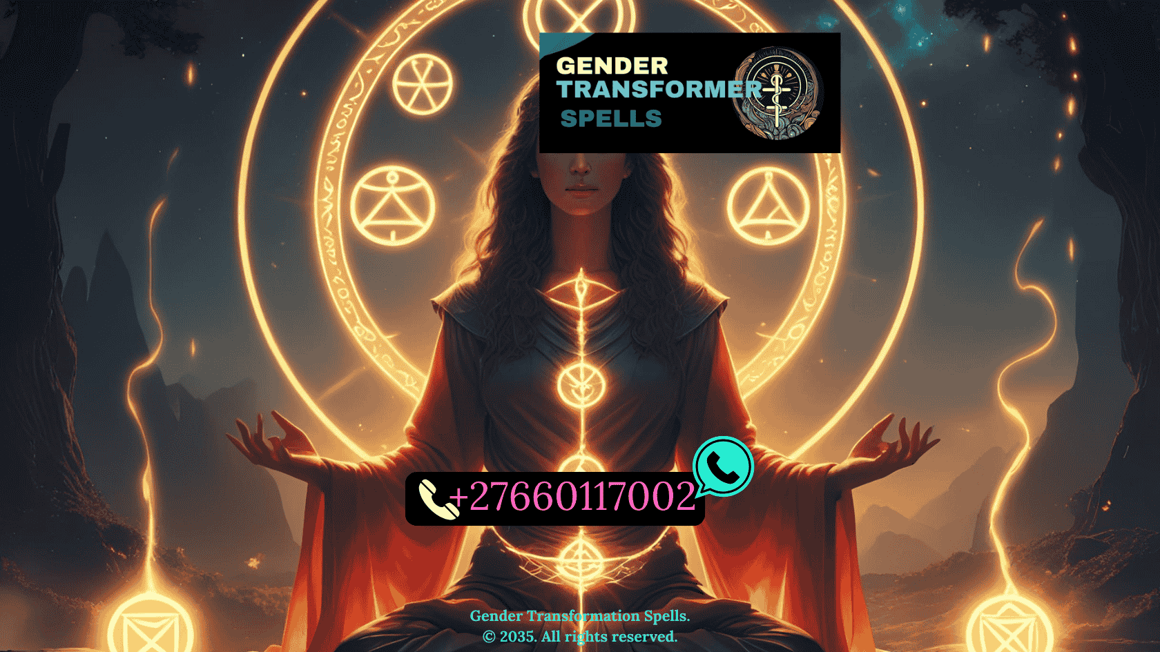 invocation of divine gender archetypes with glowing symbols, ritual robes, and elemental energy (1)